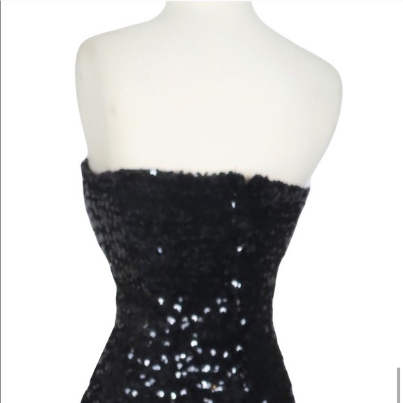 Listing Details Vintage 80s Black Sequin - Picture 4 of 5